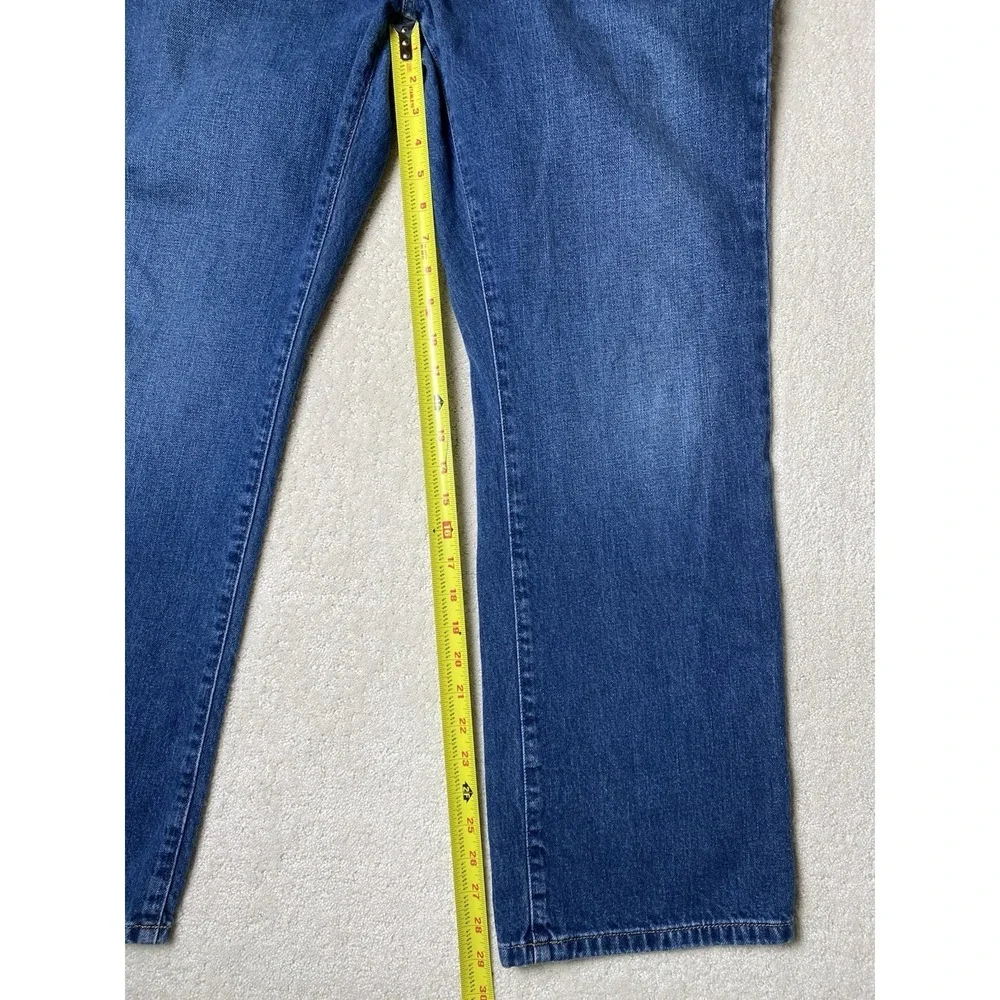 LL‎ Bean Standard Fit Jeans Men's 38x30 Measured 39x29 Blue Straight Leg Denim